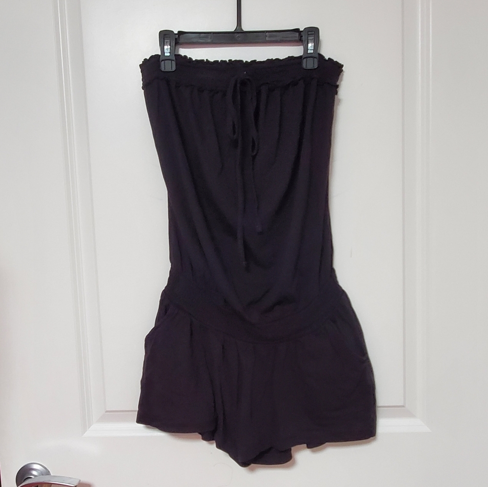 Motherhood Maternity Women's Black Strapless Romper Size S